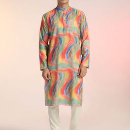 Prakatha Men Printed Kurta-8