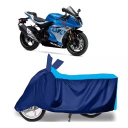 Auto Pearl Two Wheeler Cover for Suzuki GSX - Cyan, Blue-image-59