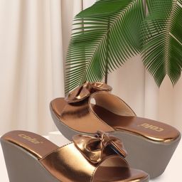 Colo Wedge Bows Sandals Heels-51