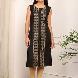 Bhuja Ethnic Motifs Printed Regular Straight Kurta-image-57
