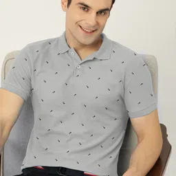 SZN Men Printed Polo Collar Moisture Wicking T-shirt-picture-20