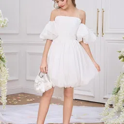 StyleCast x Revolte Girls Cold-Shoulder Fit & Flare Dress-picture-8