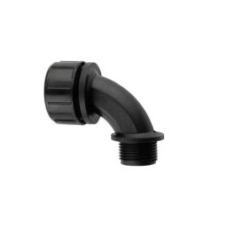 Flexicon 90° Bend Conduit Fitting 32mm Nominal Size M32mm Nylon Black, MP90-32-M32B-image-30