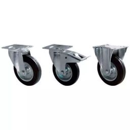 Guitel Hervieu Fixed Castor Wheel 200 Kg Capacity 200 mm Wheel, 5182895-image-70