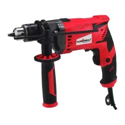 POWERBILT 3000 RPM Impact Drill Machine 100 mm Corded Electric Red & Black, PBT-EID-13M-28