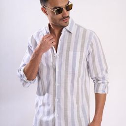 Bene Kleed Regular Fit Striped Cotton Casual Shirt-picture-26