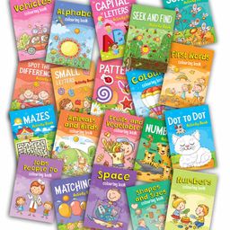 Pegasus Activity Colouring Book Set of 20 - English-13