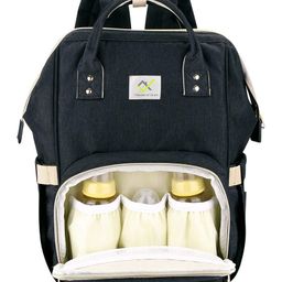House of Quirk Baby Diaper Bag Maternity Backpack - Black-picture-12