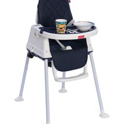 Babyhug 3 in 1 Eat & Grow Convertible High Chair - Black-13
