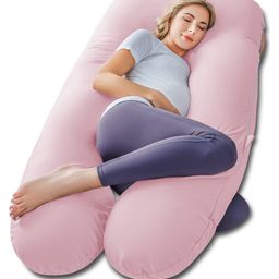 Kwality Dreams Maternity Pillow U Shape Pink-image-85