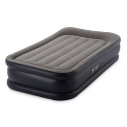 Intex 64132 Single Size Fiber Tech Deluxe Pillow Rest Airbed With Built-in Electric Pump Intex Air Bed  Multicolor-26