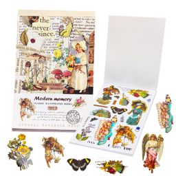 Bunie Retro Classical Aesthetic Stickers Book Set - 20 Sheets/240+ Stickers-14