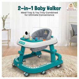Infantso Space Race Multifunctional Premium Baby Walker: 2-in-1 Foldable Baby Walker with 4-Gear Height Adjustment and Astronaut Toys for Babies 6-24 Months-17