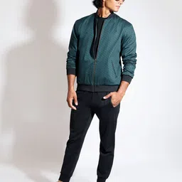 VIVEK KARUNAKARAN Men Bomber Jacket-21