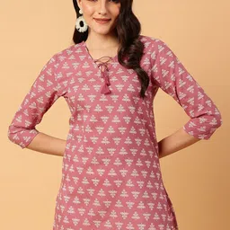 NEESH Women Floral Printed Pure Cotton Kurti-81