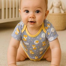 Adhigams Kids Printed Cotton Romper-image-33