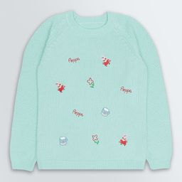 KNITCO Girls Embroidered Loose Fit Pullover Sweaters-image-46
