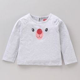 Babyhug Full Sleeves Tops With Graphics Print Pack Of 3 - Multicolor image 5