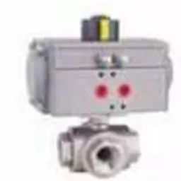 Techno ACT52 Thread Size 12.7 mm (1/2 Inch) 3 Way Ball valve L/T Port-42