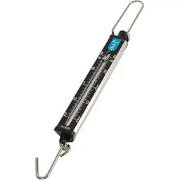 Shinwa Rules Portable Hanging Scale with Flat Scale Plate 2 Kg Weighing Capacity, 74453-6