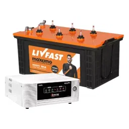 Livfast 151 AH Maxximo MXTT 1860+Microtek Digital E2 1025 Tall Tubular Inverter Battery-picture-13
