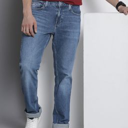 Tommy Hilfiger Men Straight Fit Light Fade Stretchable Jeans-image-28