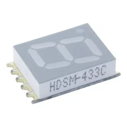 BROADCOM LED DISPLAY, SMD, 7MM, BLUE, CC, HDSM-283B-61