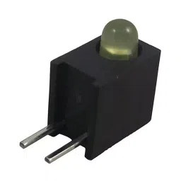 BROADCOM LED, 3MM, 50DEG, YELLOW, HLMP-1719-A00A2-30