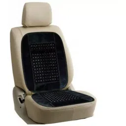 Auto Pearl Polyester, Cotton Vehicle Seating Pad For Fiat Palio Black image 3