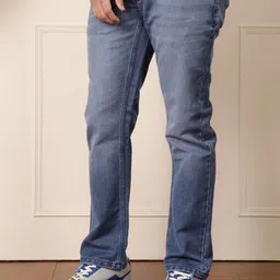WROGN Men Comfort Straight Fit Heavy Fade Jeans-image-82