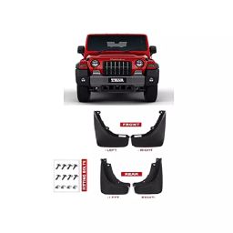 Automoto Cup Type Mud Flaps Splash Guard Front & Rear for Mahindra Thar (Set of 4)-9