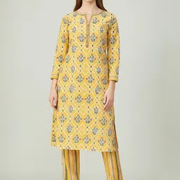 Silakaari Women Printed Pure Cotton Kurta Sets-picture-24