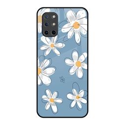QRIOH Floral Printed Sleek & Lightweight Silicone OnePlus 8T Glass Back Case-image-68