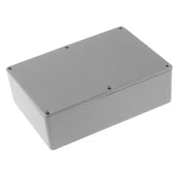 RS PRO Grey Die Cast Aluminium Enclosure, Grey Lid, 171.9 x 120.9 x 55 mm Model No 5173850-image-17