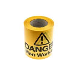 RS PRO Black/Yellow Polyethylene 100m Hazard Tape Model No 866074-picture-46