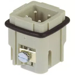 RS PRO Heavy Duty Power Connector Insert 10 A Male 4 Contacts, 1715720-13
