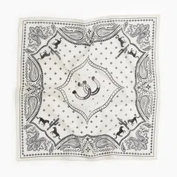 H&M Patterned Cotton Scarf-3