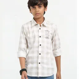 Rocket Science Boys Classic Slim Fit Checked Casual Shirt-image-46