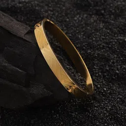 French Accent Gold-Plated Bangle-Style Bracelet-image-59