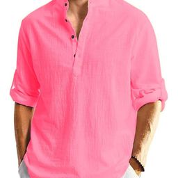 AMRIT TOP WEAR Men Mandarin Collar Cotton Kurta-image-33