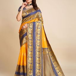 bigben textile Woven Design Zari Banarasi Saree-image-97