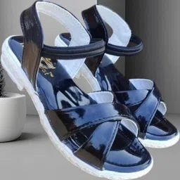 NEW LATEST Black Leather Sandals-image-68