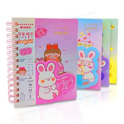 FunBlast Mini Ring Binder Spiral Notebook Set of 4 - 80 Pages Each-image-75