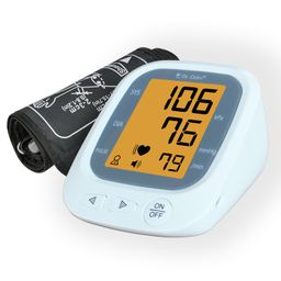 Dr.Odin JN-163B Blood Pressure Monitor with Large LCD Display, Voice Function, 2 User Suppport, USB Type-C | White-4