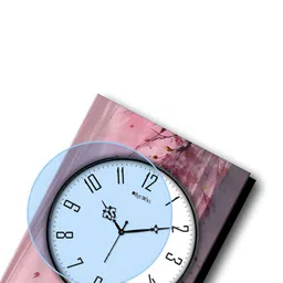 OLIVE TREE Multicoloured Printed Traditional Wall Clock image 3