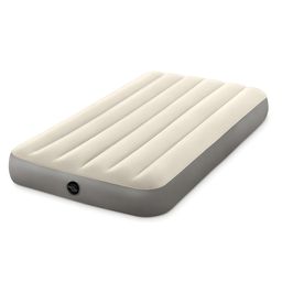 Intex 64101 Dura Beam Single High Twin Inflatable Airbed For Indoor And Outdoor Use Intex Air Mattress Intex Air Bed  Multicolor image 4