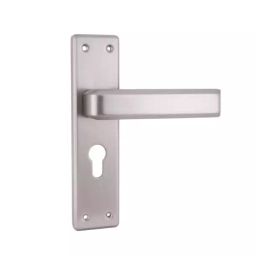 Jainson Locks Brik - Saga Premium 200 mm Zinc Black Finish Mortise Handle Lock Set 647-image-27