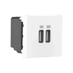 Legrand USB Charger Sockets Allzy 3000 mA 2 Module Glossy White, 6811 51 (Pack of 10 Pcs)-41