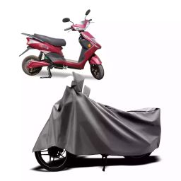 Auto Pearl Two Wheeler Cover with Bag for Avon E Lite, Silver-image-33