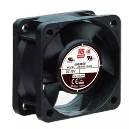 RS PRO Axial Fan 12 V DC 15.3 m³/h 1.2 W 110 mA Max 40x40x20 mm, 6688805-picture-2